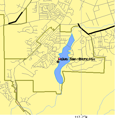 Lake San Marcos map