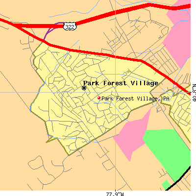 Park Forest Village map