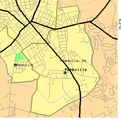 Parkville map