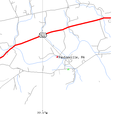 Paxtonville map