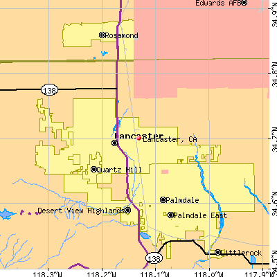Lancaster map