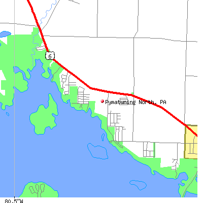 Pymatuning North map