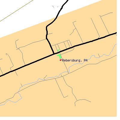 Rebersburg map
