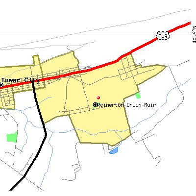 Reinerton-Orwin-Muir map