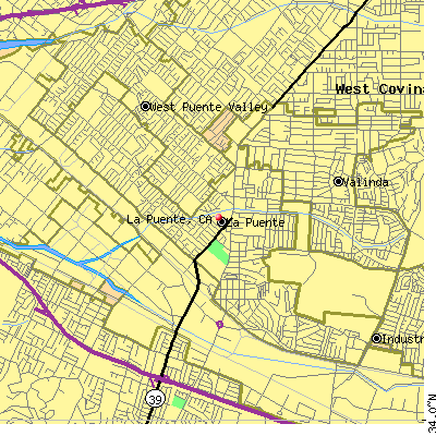 La Puente map