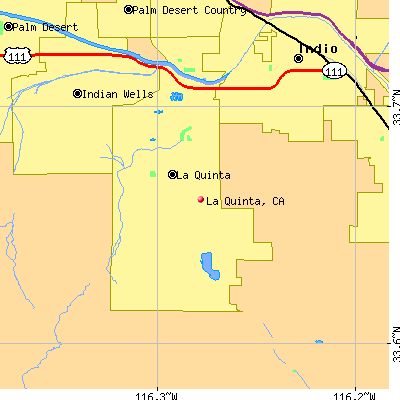 La Quinta map