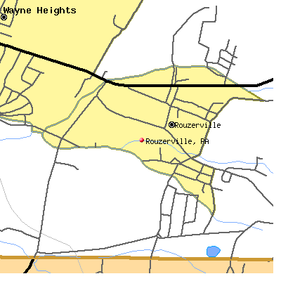 Rouzerville map