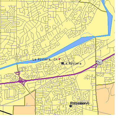 La Riviera map