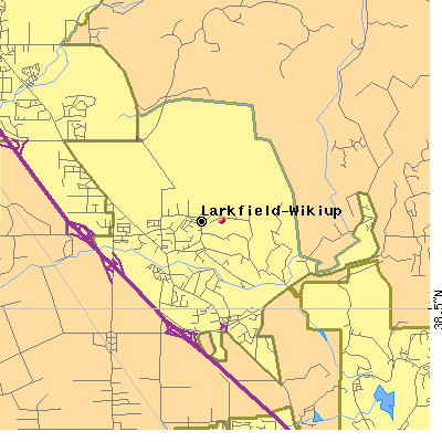 Larkfield-Wikiup map