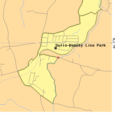 Salix-Beauty Line Park map