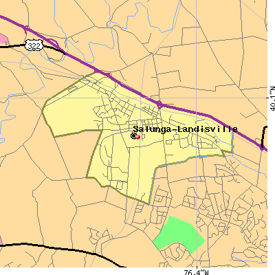 Salunga-Landisville map