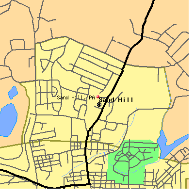 Sand Hill map