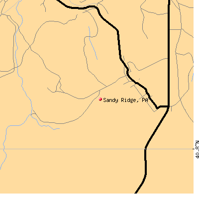 Sandy Ridge map