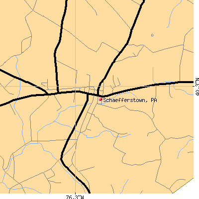 Schaefferstown map