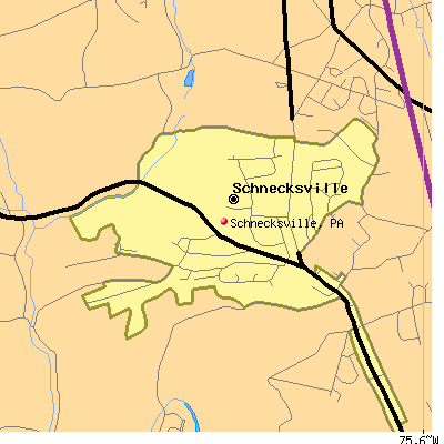 Schnecksville map