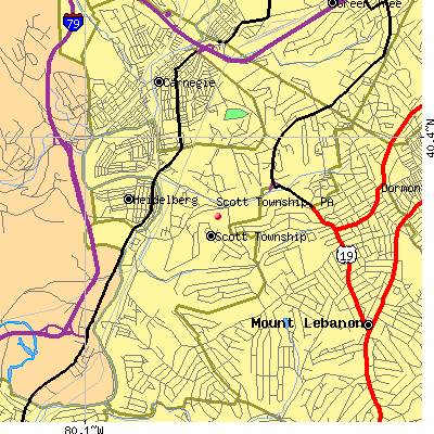 Scott Township map
