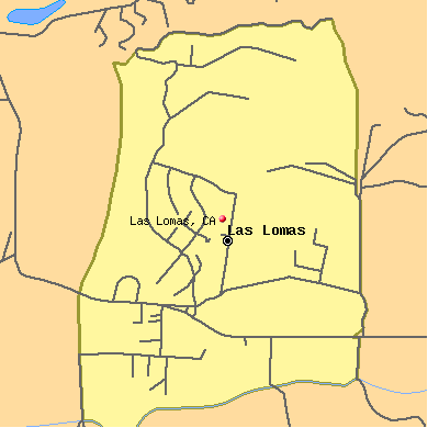 Las Lomas map