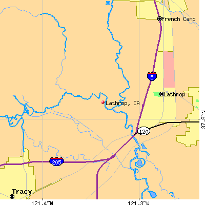 Lathrop map