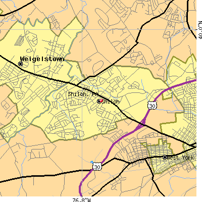 Shiloh map