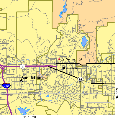 La Verne map