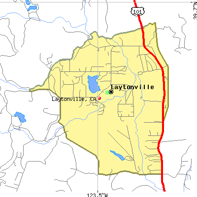 Laytonville map