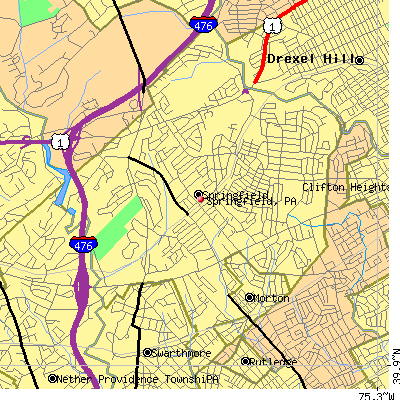 Springfield map