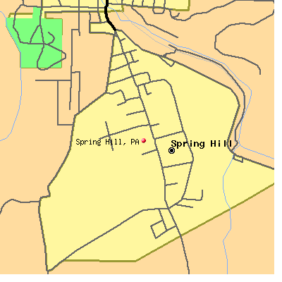 Spring Hill map