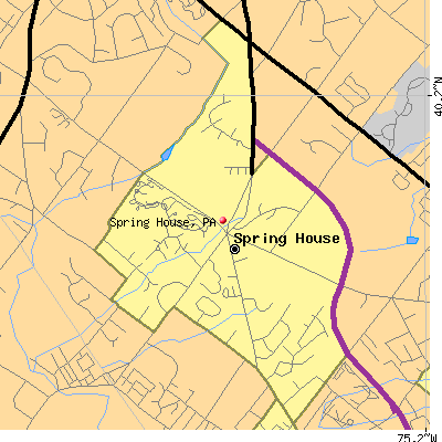 Spring House map
