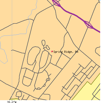 Spring Ridge map