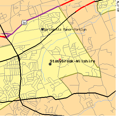 Stonybrook-Wilshire map