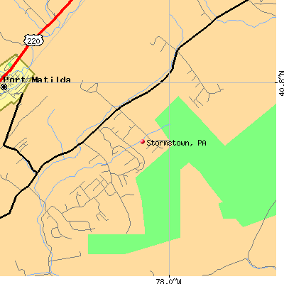 Stormstown map