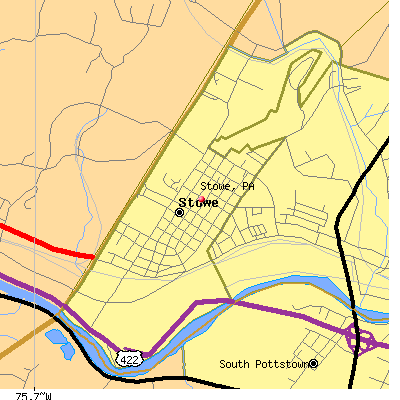 Stowe map
