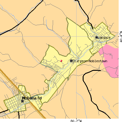 Sturgeon-Noblestown map