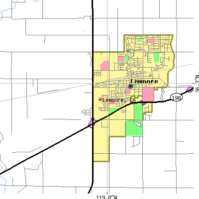 Lemoore map