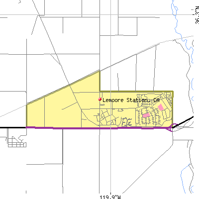 Lemoore Station map