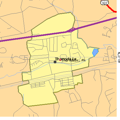 Thorndale map