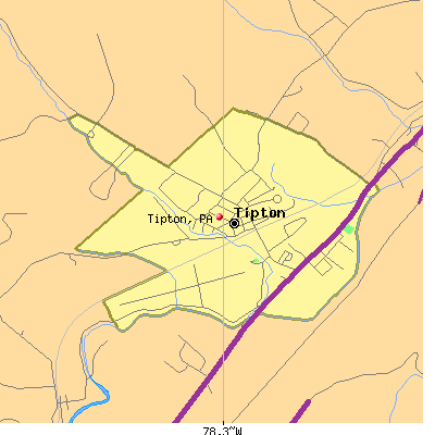 Tipton map