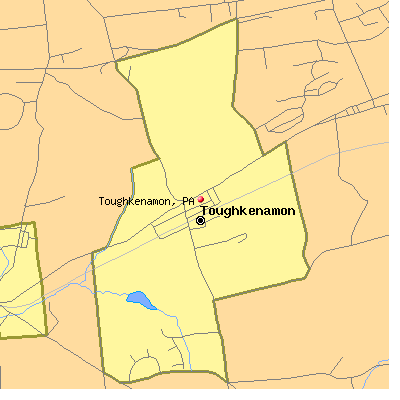 Toughkenamon map