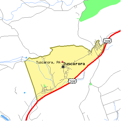 Tuscarora map