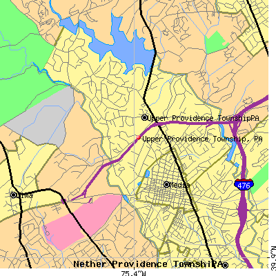 Upper Providence Township map