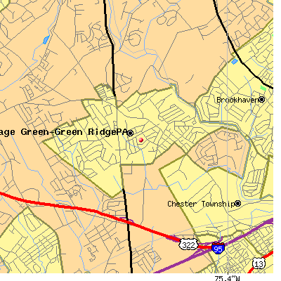 Village Green-Green Ridge map