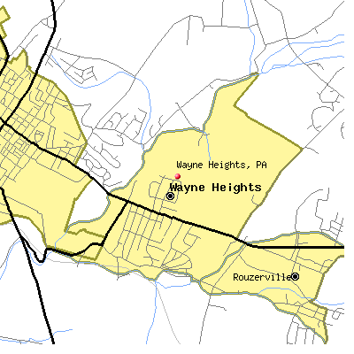 Wayne Heights map