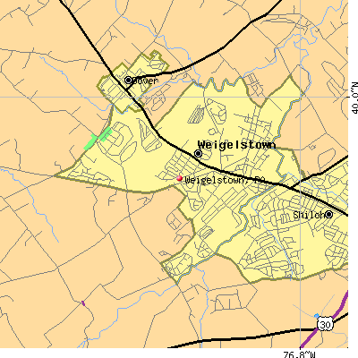 Weigelstown map