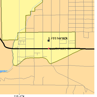 Littlerock map