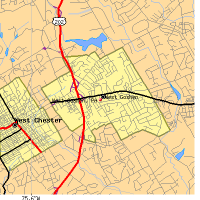 West Goshen map