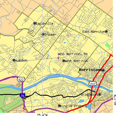 West Norriton map