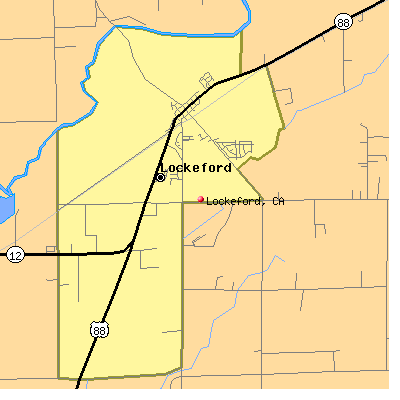 Lockeford map