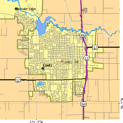 Lodi map