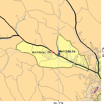 Wolfdale map