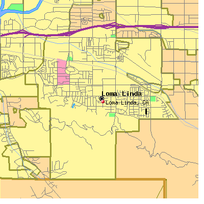 Loma Linda map